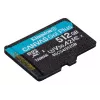 Kingston Technology 512GB microSDXC Canvas Go Plus Gen4 200MB/s A2 U3 V30 tarjeta + adaptador