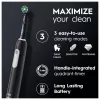 Oral-B Pro 1 Cross Action cepillo de dientes oscilante-rotatorio para adultos, negro