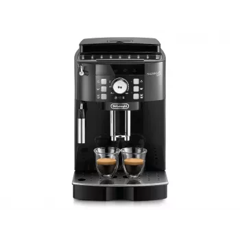 Cafetera espresso DeLonghi ECAM 21.117 B Magnifica S — superautomática, depósito de agua de 1,8 l, depósito de café en grano de 250 g, 15 bar, 2 salidas