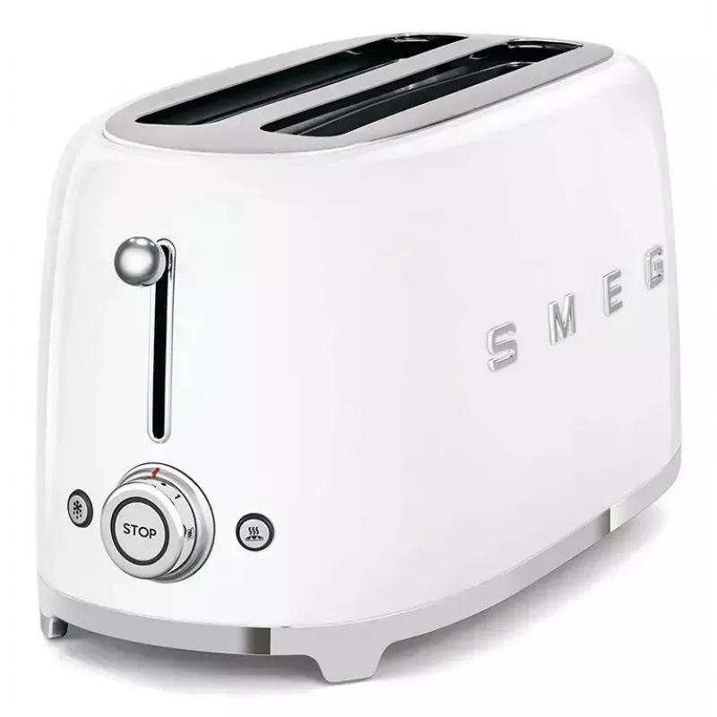 Tostadora Smeg 50's Style TSF02WHEU blanca