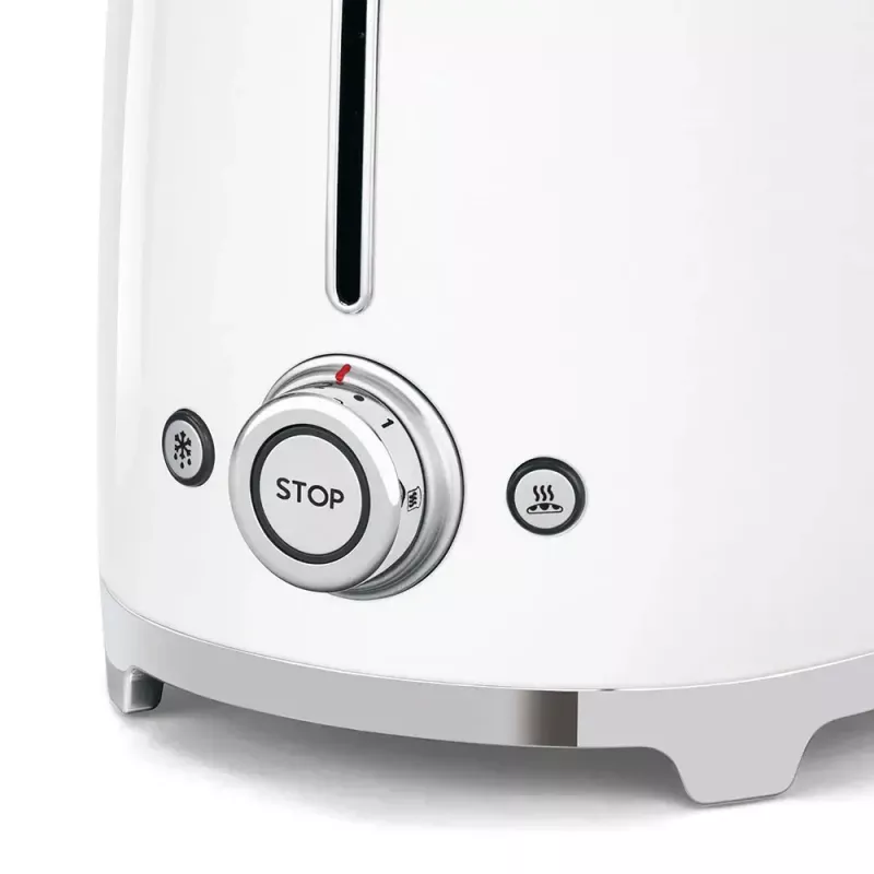 Tostadora Smeg 50's Style TSF02WHEU blanca
