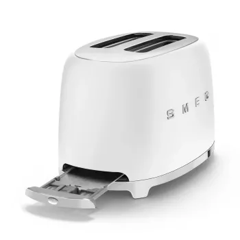 Tostadora Smeg 50's Style TSF01WHMEU 2 rebanadas blanca