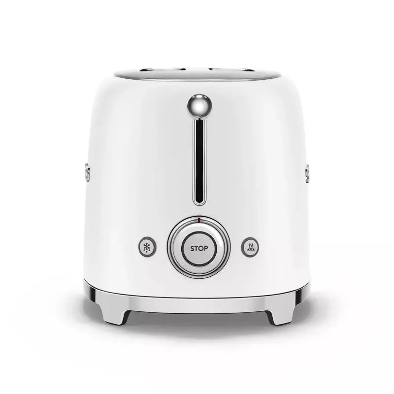 Tostadora Smeg 50's Style TSF01WHMEU 2 rebanadas blanca