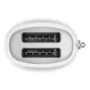 Tostadora Smeg 50's Style TSF01WHMEU 2 rebanadas blanca