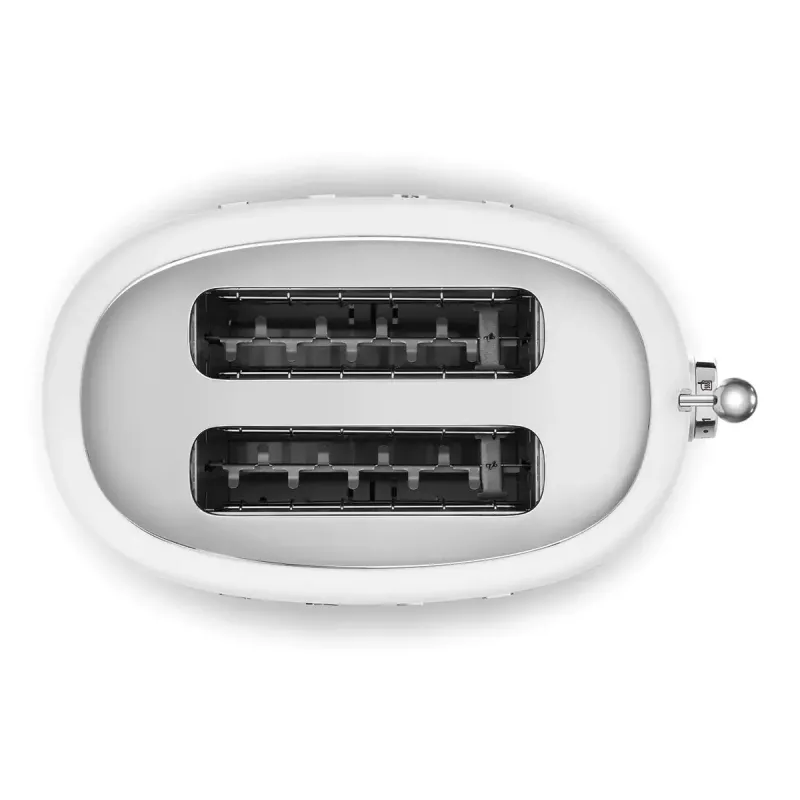 Tostadora Smeg 50's Style TSF01WHMEU 2 rebanadas blanca