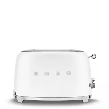 Tostadora Smeg 50's Style TSF01WHMEU 2 rebanadas blanca