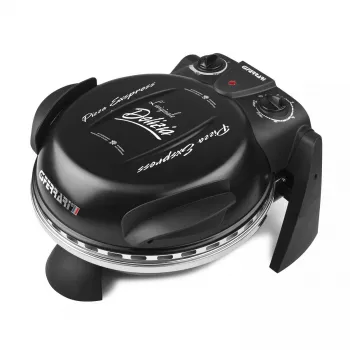 Máquina para pizza G3FERRARI Delizia — horno de sobremesa para pizza, 1200 W, superficie de piedra, máx. 400 °C, pizza de 31 cm, temporizador