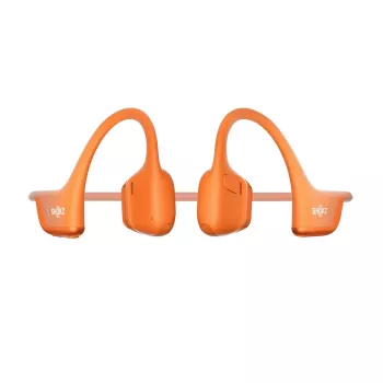 Auriculares de conducción ósea Shokz OpenRun Pro 2 — binaural, inalámbrico Bluetooth 5.3, IP55, 12 h de reproducción, 150 mAh, naranja, gancho de oreja