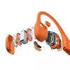 Auriculares de conducción ósea Shokz OpenRun Pro 2 — binaural, inalámbrico Bluetooth 5.3, IP55, 12 h de reproducción, 150 mAh, naranja, gancho de oreja