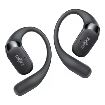 Auriculares JLAB AUDIO SHOKZ OpenFit 2 — conducción ósea, inalámbrico, open-ear con gancho de oreja, negro