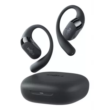 Auriculares JLAB AUDIO SHOKZ OpenFit 2 — conducción ósea, inalámbrico, open-ear con gancho de oreja, negro