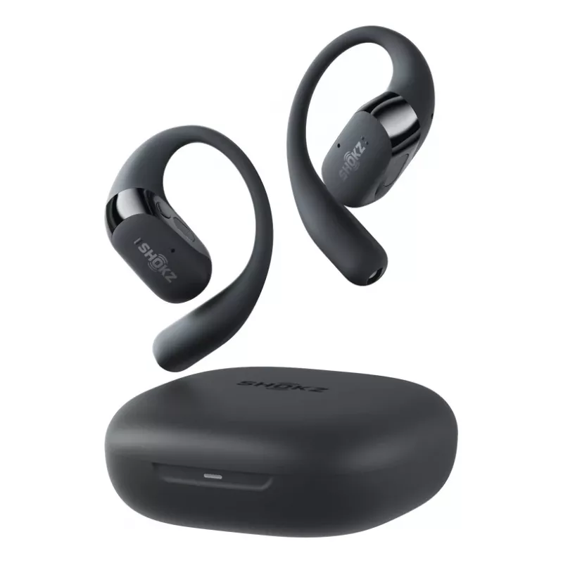 Shokz OpenFit 2 auriculares inalámbricos open-ear, negros