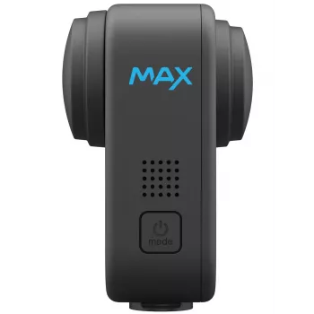 Cámara de acción GoPro MAX 360 (2025) — grabación 360°, 6K Ultra HD, pantalla integrada, Wi‑Fi, GPS, negro