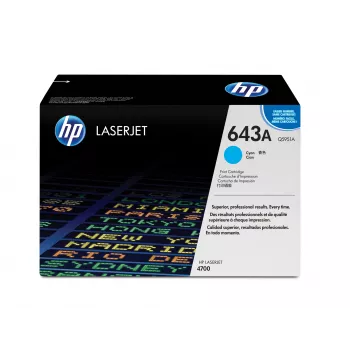 Cartucho de tóner HP Q5951A LJ4700 10000 páginas cian