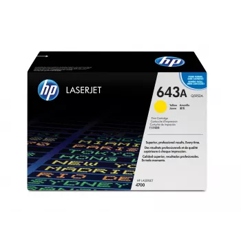 HP 643A cartucho de tóner Original LaserJet amarillo