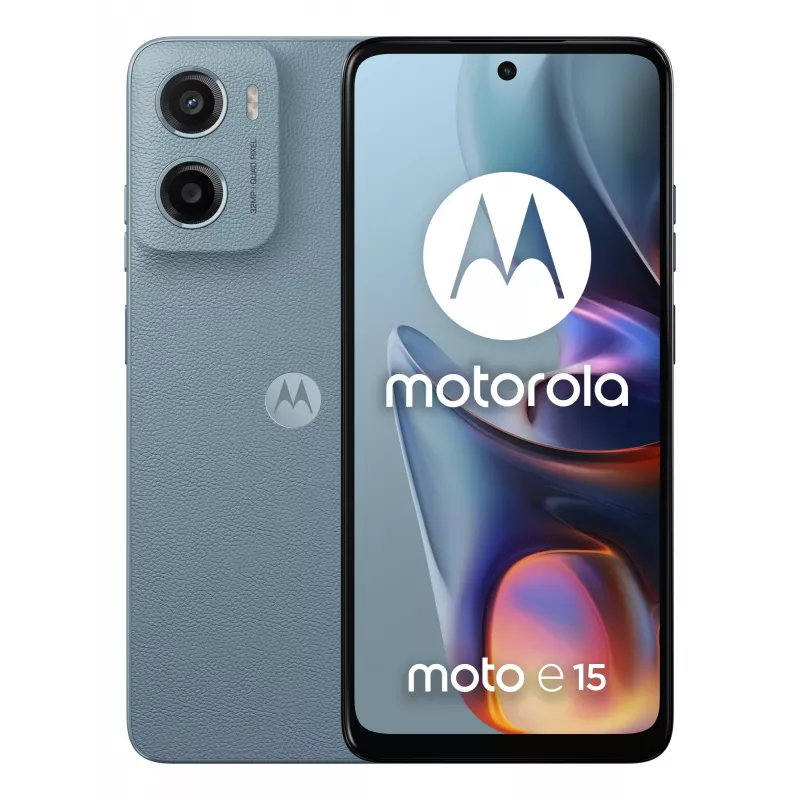 Motorola moto e15 16,9 cm (6,67 inch) Dual SIM Android 14 Go Edition 4G USB Type-C 2 GB 64 GB 5200 mAh azul