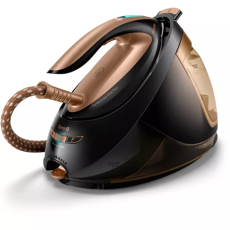 Centro de planchado con vapor Philips GC9682/80 — 2700 W, depósito de 1,8 l, golpe de vapor de 165 g/min, golpe de vapor de 600 g/min, suela T-ionicGlide