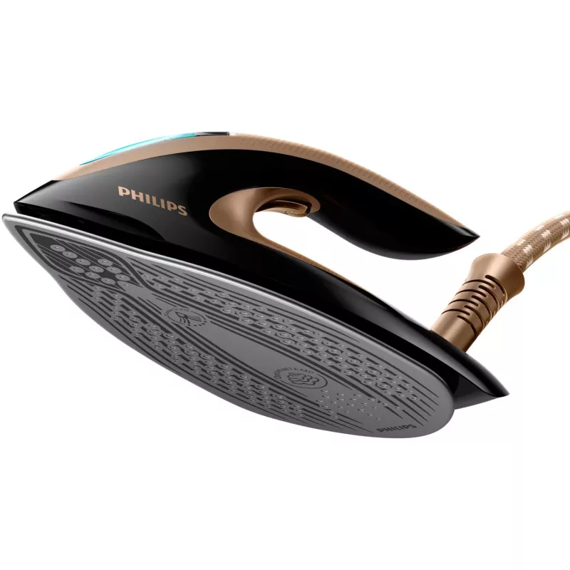 Centro de planchado con vapor Philips GC9682/80 — 2700 W, depósito de 1,8 l, golpe de vapor de 165 g/min, golpe de vapor de 600 g/min, suela T-ionicGlide