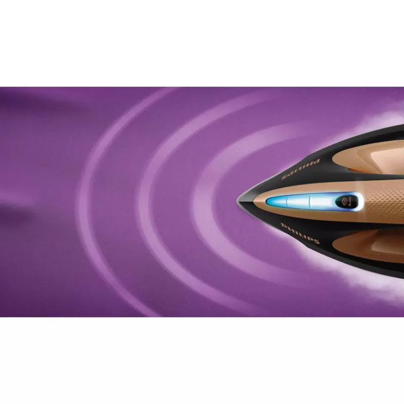 Centro de planchado con vapor Philips GC9682/80 — 2700 W, depósito de 1,8 l, golpe de vapor de 165 g/min, golpe de vapor de 600 g/min, suela T-ionicGlide