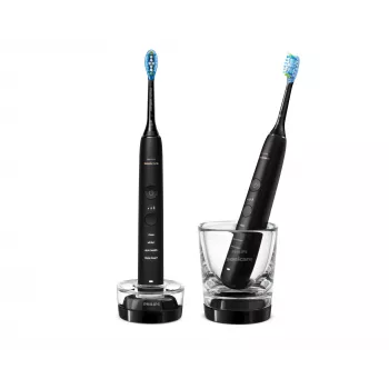 Philips DiamondClean 9000 HX9914/54, 2 mangos, 5 modos, negro, Bluetooth, 1 cargador