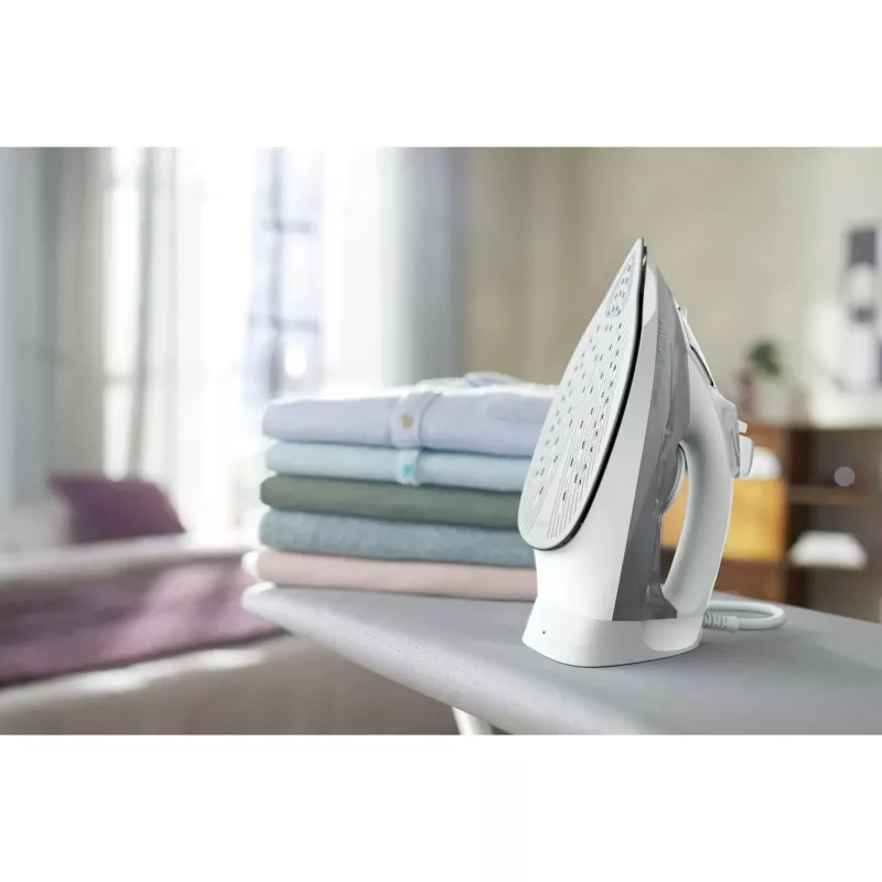 Plancha Philips serie 5000 DST5010/10 plancha de vapor suela SteamGlide Plus 2400 W gris, blanco