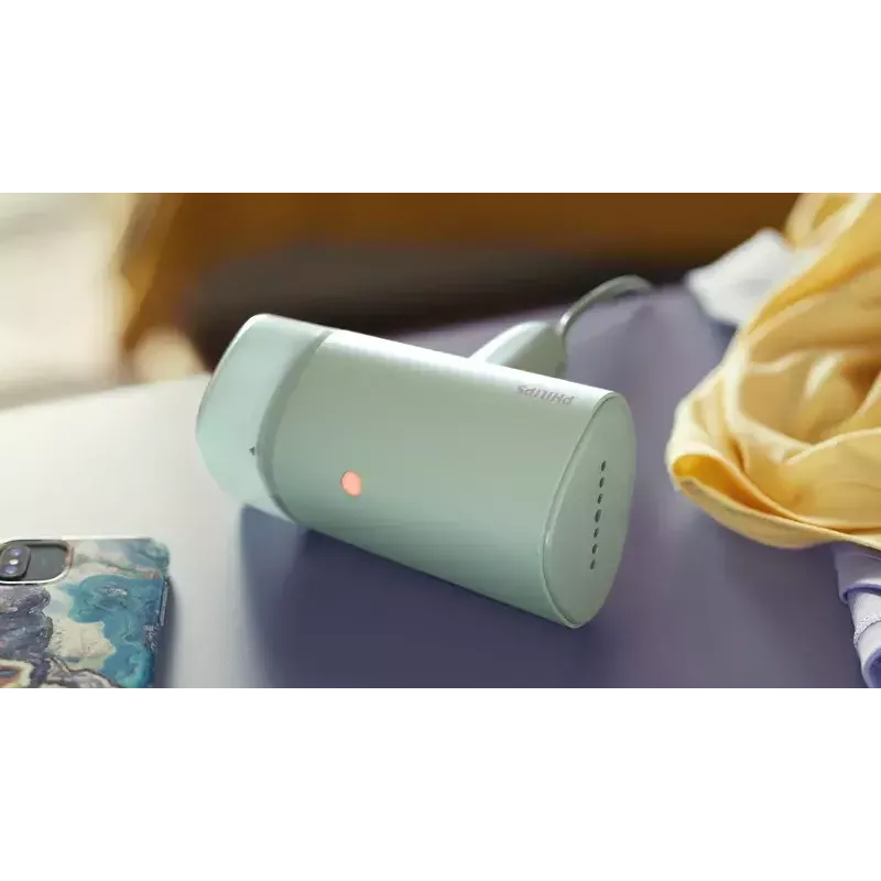 Vaporizador de mano para prendas Philips serie 3000 STH3010/70 — 1000 W, 20 g/min de vapor continuo, cable de 2 m, plegable, depósito extraíble