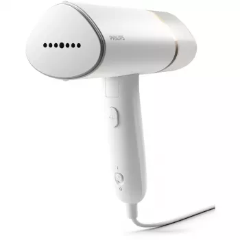 Alisador de vapor de mano Philips serie 3000 STH3020/10 – 1000 W, 20 g/min de vapor continuo, depósito extraíble de 0,12 l, cable de 2 m, diseño de viaje, blanco