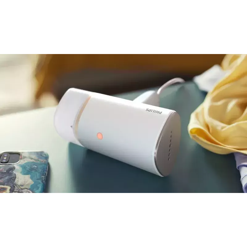 Alisador de vapor de mano Philips serie 3000 STH3020/10 – 1000 W, 20 g/min de vapor continuo, depósito extraíble de 0,12 l, cable de 2 m, diseño de viaje, blanco