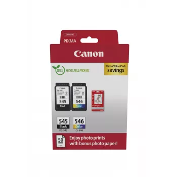 Canon 8287B008 cartucho de tinta 2 uds. original negro, cian, magenta, amarillo