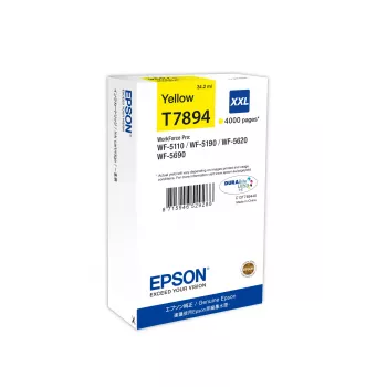 Cartucho Epson Ink C13T789440 T7894XXL XXL amarillo