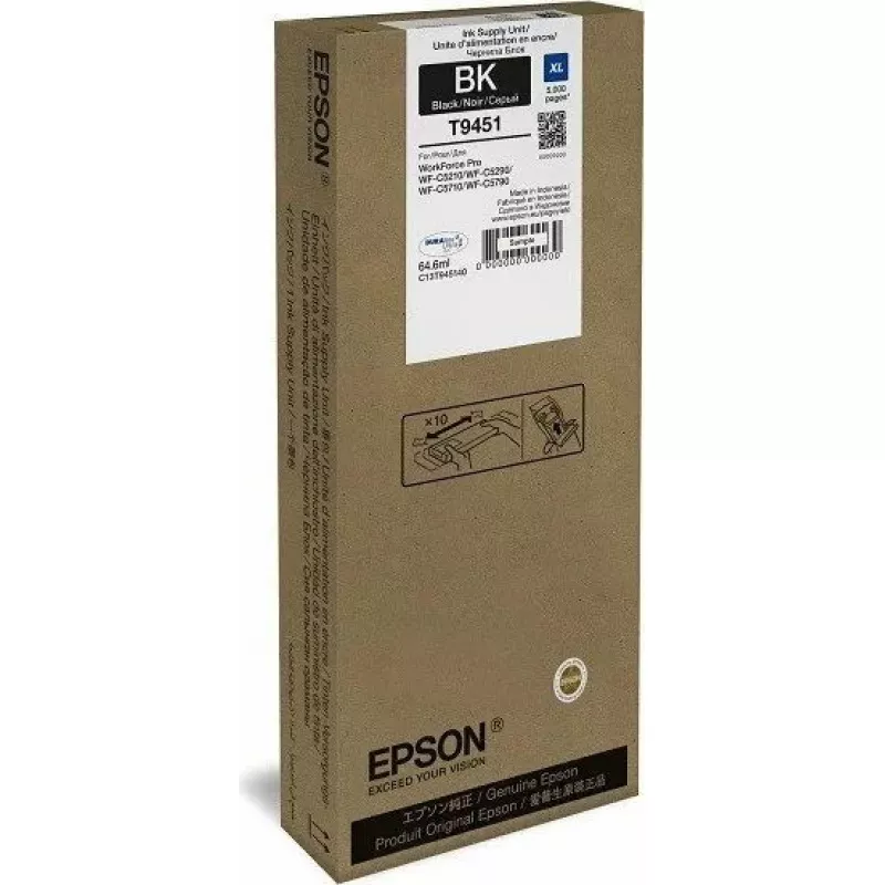 Epson WF-C5xxx Series cartucho de tinta XL negro