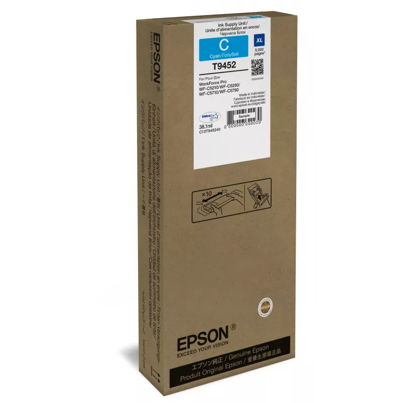 Epson WF-C5xxx Serie cartucho de tinta XL cian