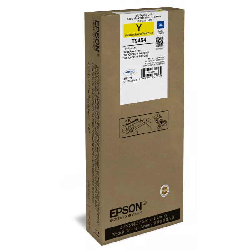 Epson WF-C5xxx Series cartucho de tinta XL amarillo