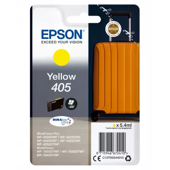 Epson 405 DURABrite Ultra Ink cartucho de tinta 1 unidad original rendimiento estándar amarillo