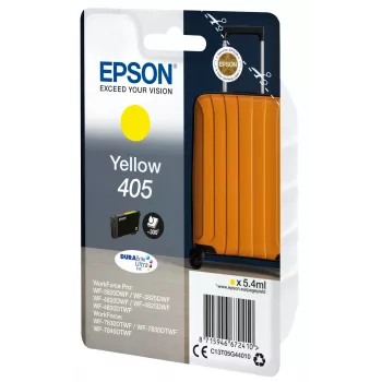 Epson 405 DURABrite Ultra Ink cartucho de tinta 1 unidad original rendimiento estándar amarillo
