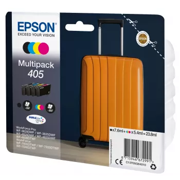 Epson 405 DURABrite Ultra Ink cartucho de tinta 1 ud. original rendimiento estándar negro, cian, magenta, amarillo