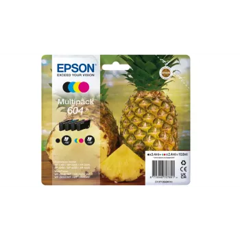 Cartucho de tinta Epson 604 4 uds. original rendimiento estándar negro, cian, magenta, amarillo