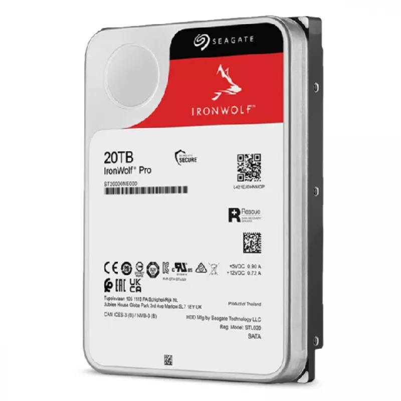 Disco duro interno Seagate IronWolf Pro ST20000NT001 20 TB 7200 RPM 256 MB 3,5