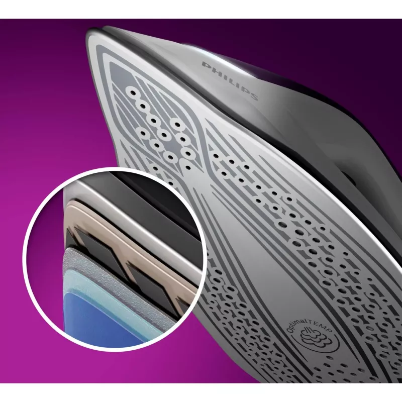 Central de planchado Philips PerfectCare 8000 Serie PSG8050/30 — 2700 W, depósito 1,8 l, 8 bar, 170 g/min vapor constante