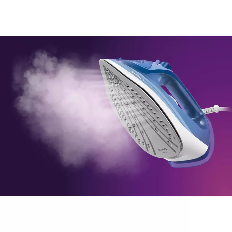 Plancha de vapor Philips 3000 Serie DST3031/20 — 2400 W, depósito de agua 0,3 l, suela cerámica, 40 g/min vapor continuo