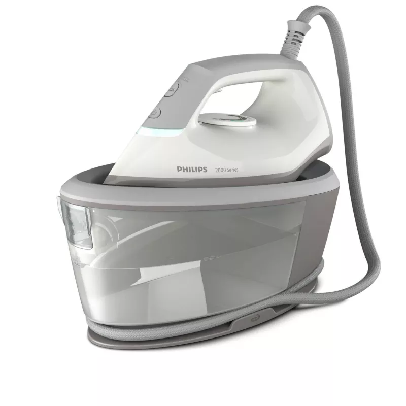 Central de planchado Philips 2000 series PSG2000/80 2400 W 1,4 L suela cerámica gris, blanco