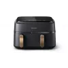 Freidora de aire Philips 3000 Series Dual Basket Airfryer NA352/00 — 9 L, 2750 W, doble cesta, 8 programas, 40–200 °C
