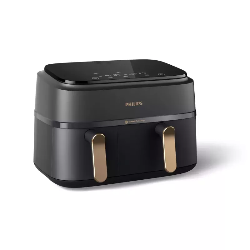Freidora de aire Philips 3000 Series Dual Basket Airfryer NA352/00 — 9 L, 2750 W, doble cesta, 8 programas, 40–200 °C