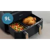 Freidora de aire Philips 3000 Series Dual Basket Airfryer NA352/00 — 9 L, 2750 W, doble cesta, 8 programas, 40–200 °C