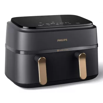 Freidora de aire Philips 3000 Series Dual Basket Airfryer NA352/00 — 9 L, 2750 W, doble cesta, 8 programas, 40–200 °C