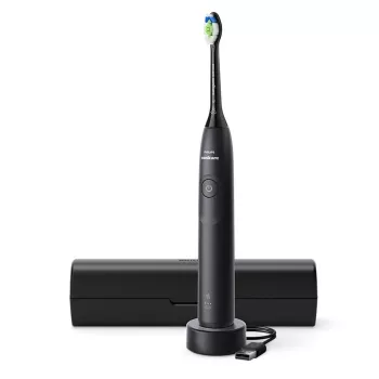 Cepillo de dientes sónico Philips Series 5300 HX7101/02 — sónico, 62.000 movimientos/min., 3 velocidades, temporizador de 2 min., negro