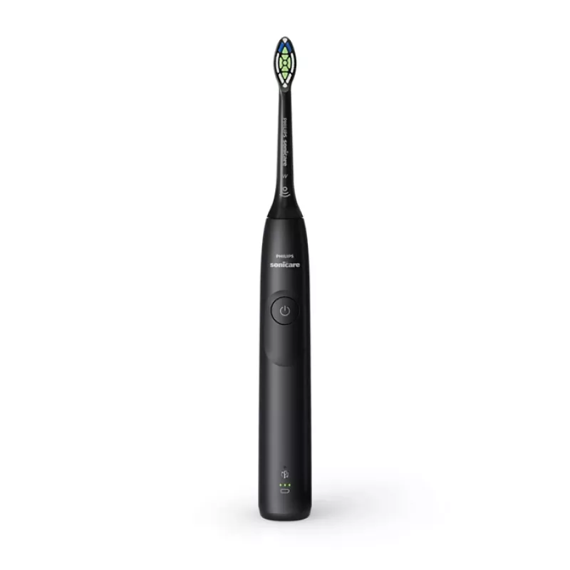 Cepillo de dientes sónico Philips Series 5300 HX7101/02 — sónico, 62.000 movimientos/min., 3 velocidades, temporizador de 2 min., negro