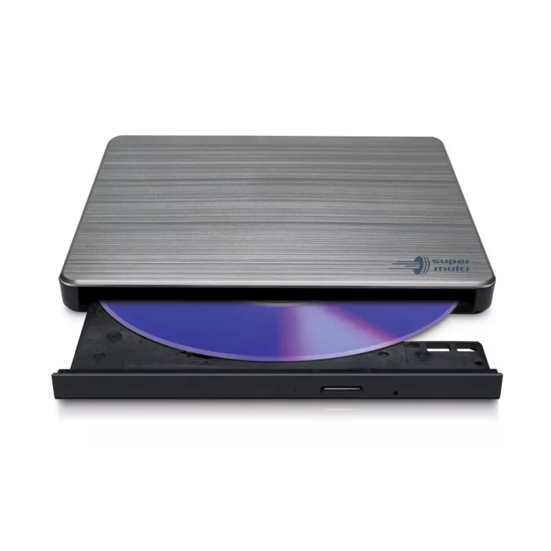 Grabadora de DVD portátil slim HITACHI-LG DATA STORAGE - Gp60nw60 - USB 2.0 - Silver