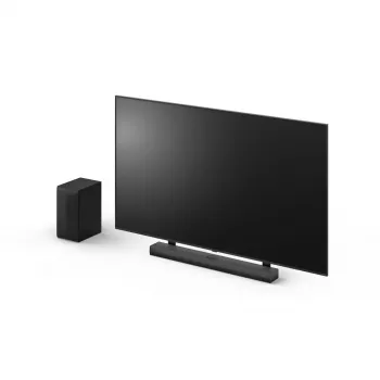 Barra de sonido LG S70TY — 320W, con cable e inalámbrica, 5 altavoces, negra