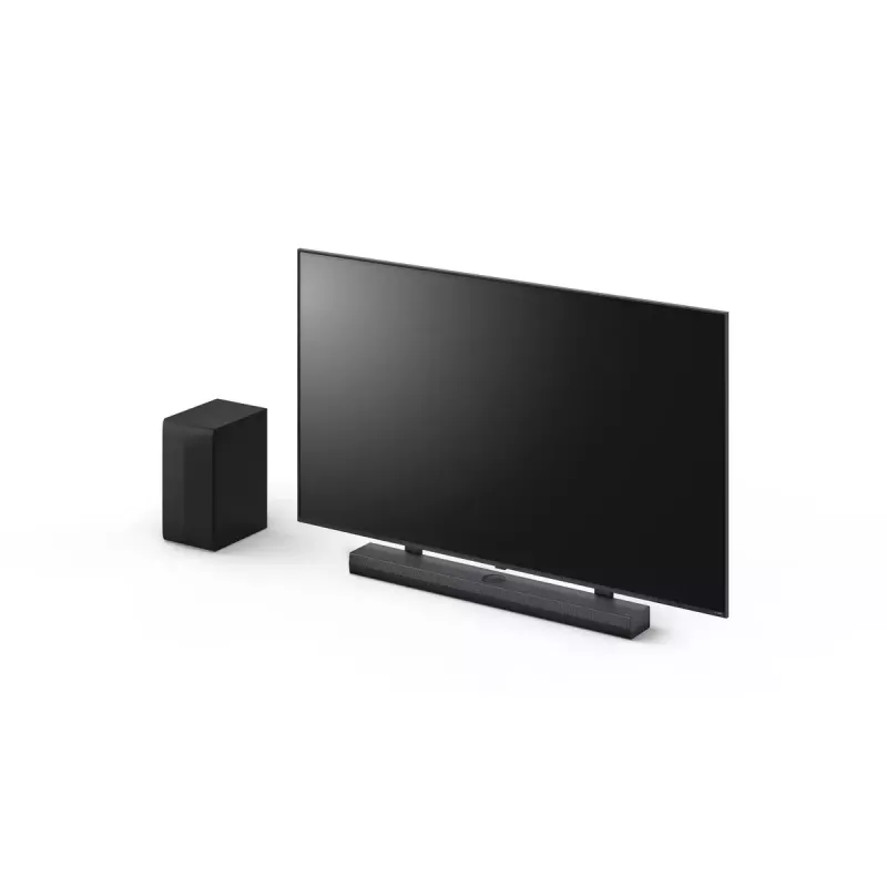 Barra de sonido LG S70TY — 320W, con cable e inalámbrica, 5 altavoces, negra
